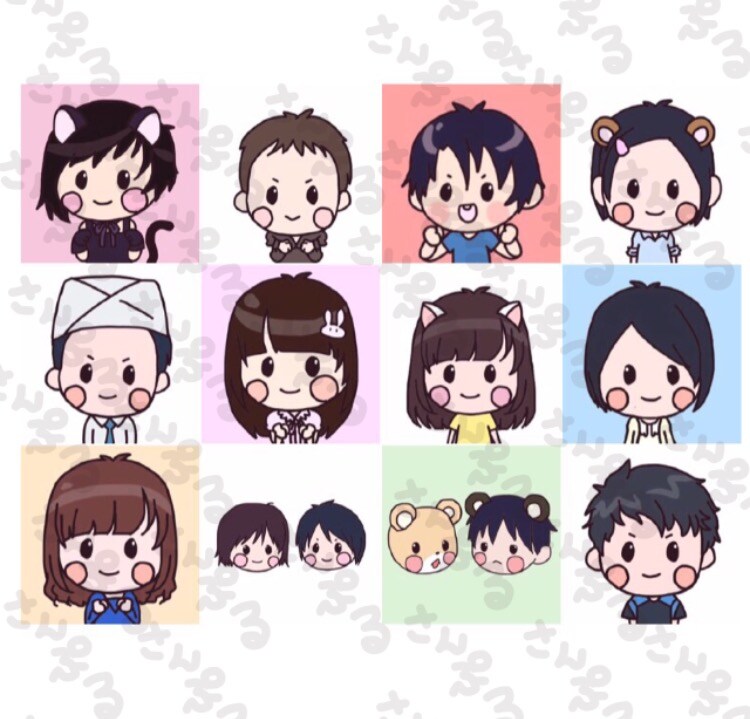 ちびキャラ☆アイコン描きます 友達や恋人と一緒に使いたい方にも◎【似顔絵】 イメージ3