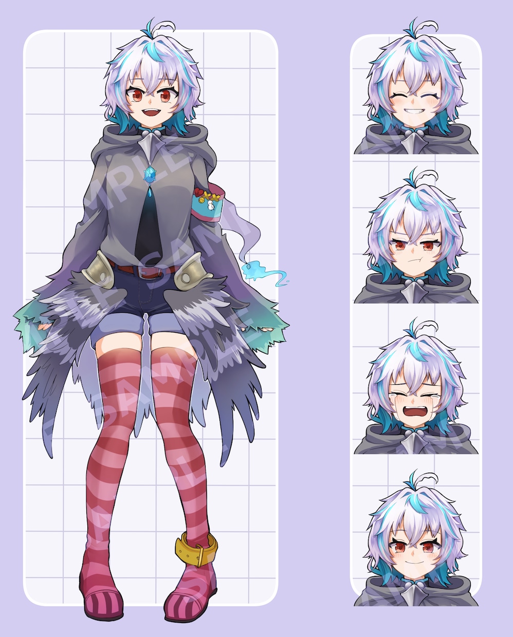TRPG等に使えるキャラクター立ち絵を描きます キャラデザから一緒に考えていきます イメージ5