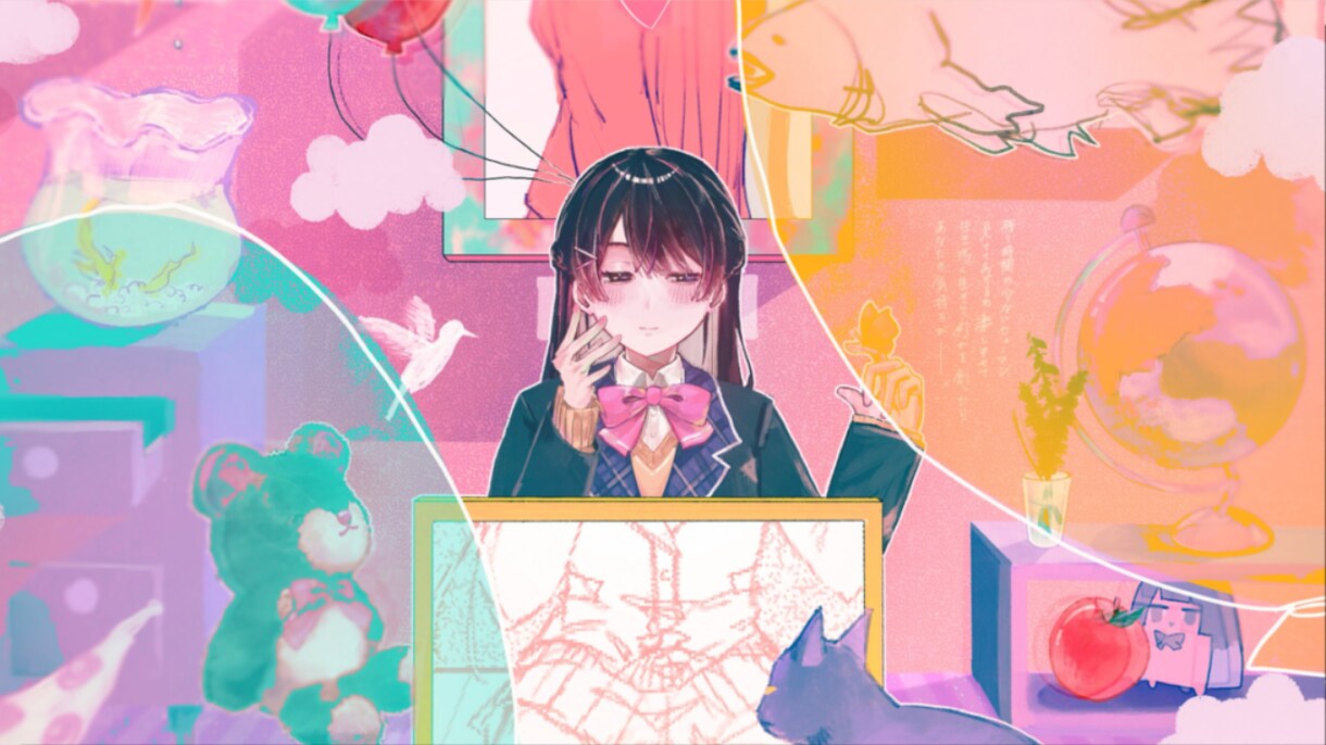歌ってみた向けのサムネイルを描きます 目を引く厚塗りイラストを描きます！ イメージ2