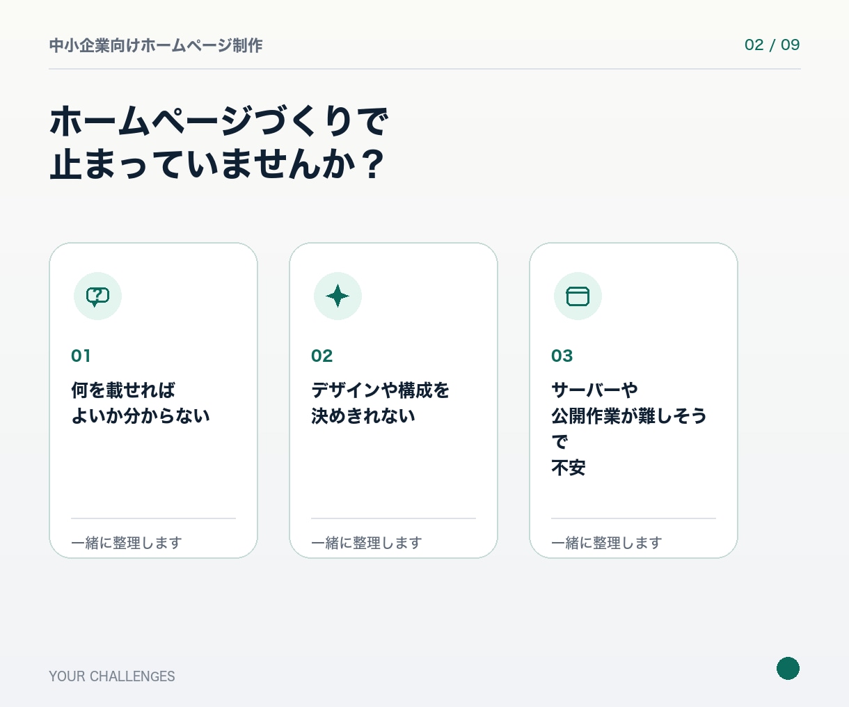 ホームページを制作します 構成が未定でも、相談から公開まで伴走します イメージ2