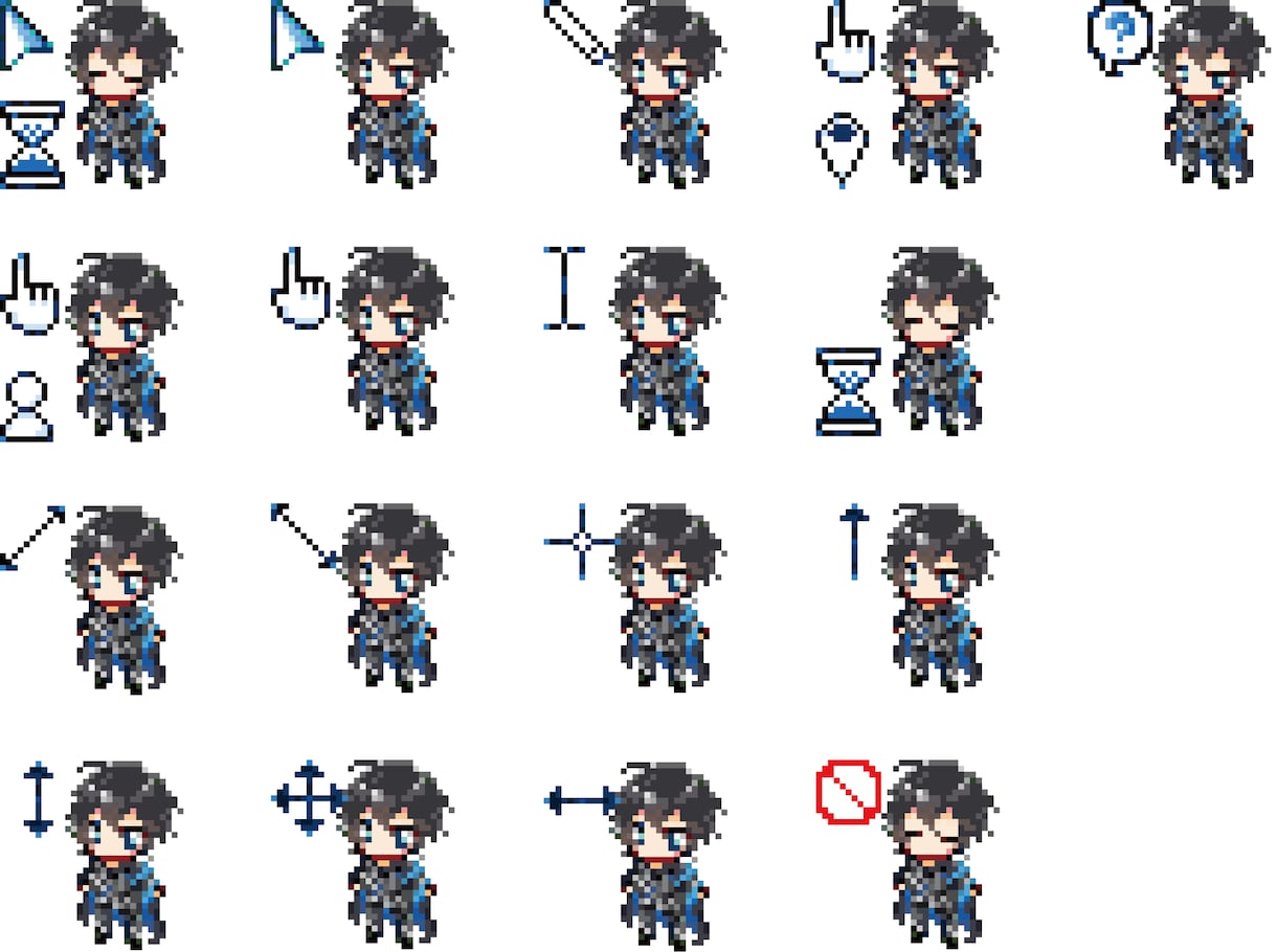 マウスカーソル作成いたします 細部までこだわったドット打ち、1種から作成可能！ イメージ7