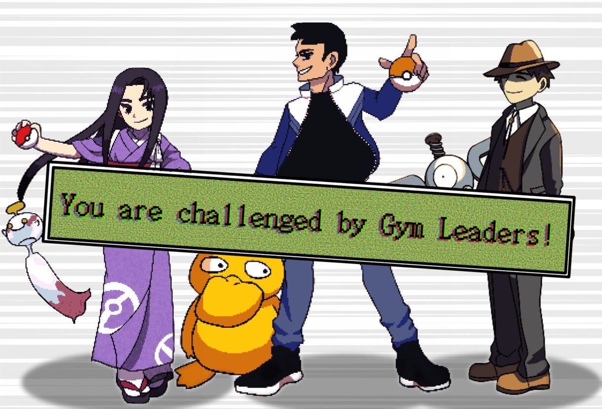 大人気ゲーム風似顔絵イラスト承ります 金銀世代に/懐かしいタッチで描きます。詳細はポートフォリオへ イメージ1