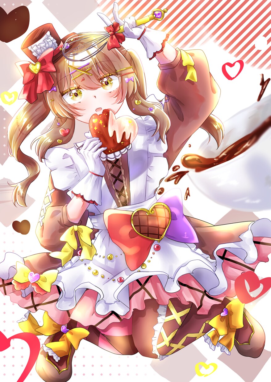 可愛い女の子のイラストを描きます きれいな立ち絵やミニキャラなどを作成します イメージ1