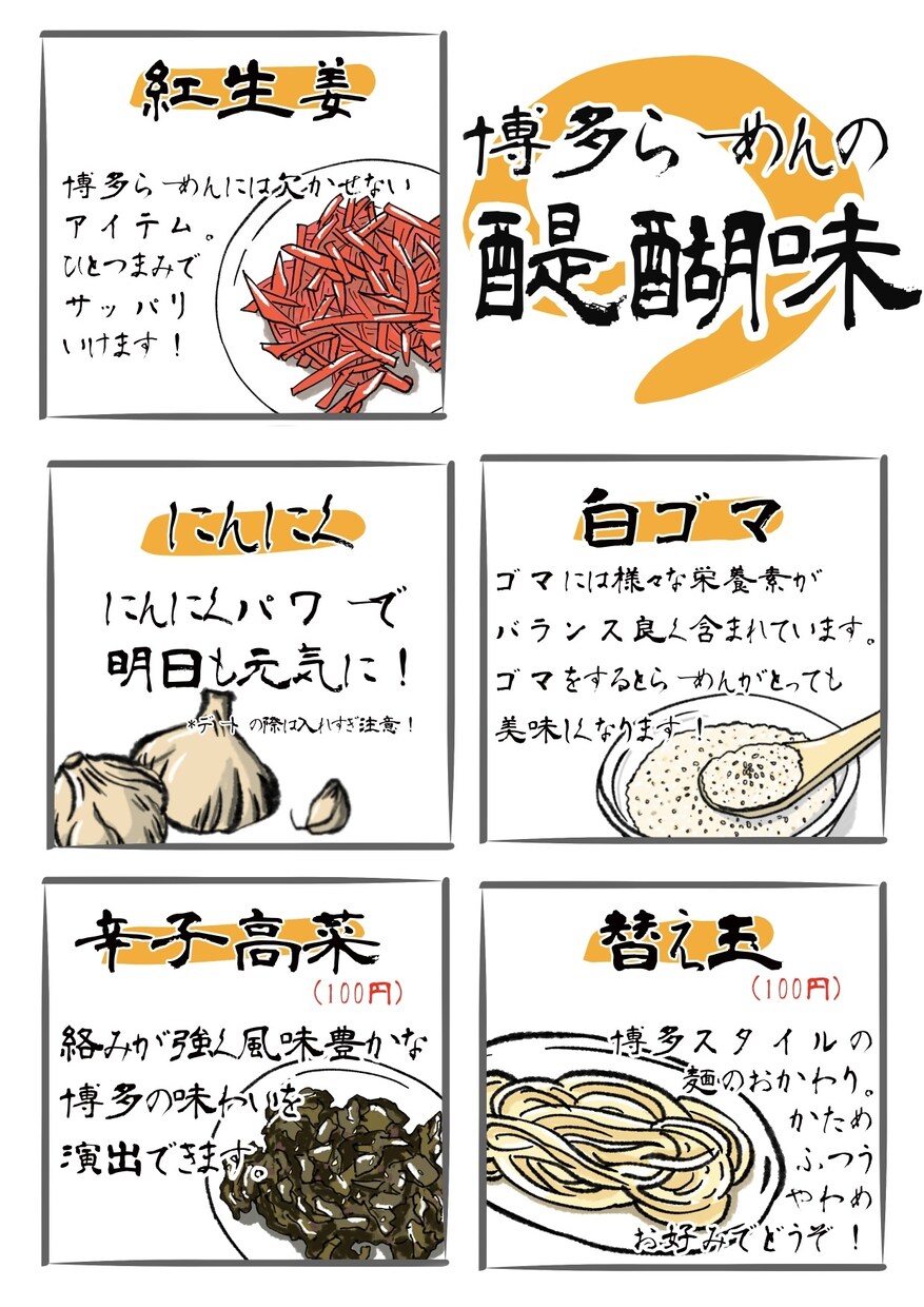 居酒屋バルフードイラスト描きます POPなどに使える！A4サイズほどのイラスト描きます！ イメージ8