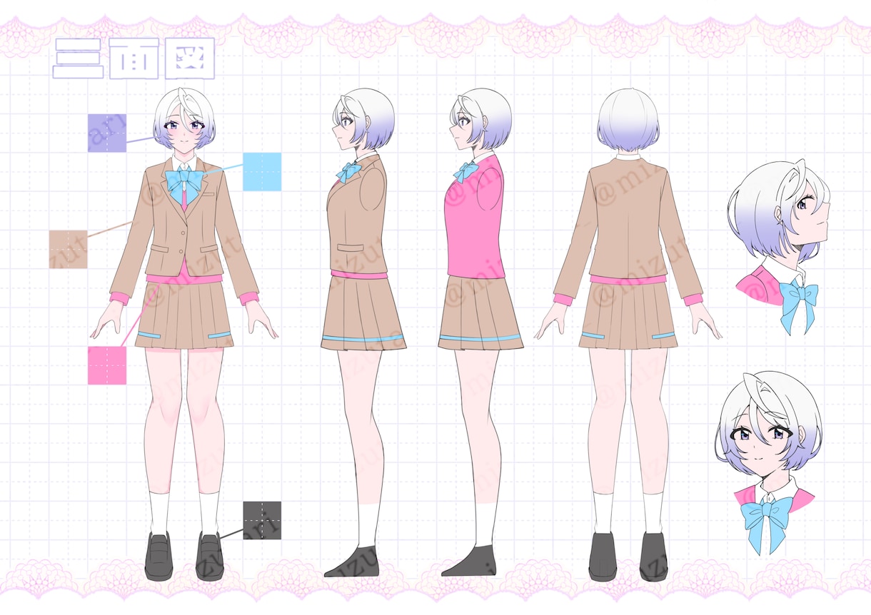 最短7日｜歌ってみたサムネ・一枚絵描きます 実績有★オリジナル絵柄で本家風の構図・衣装アレンジ対応 イメージ7