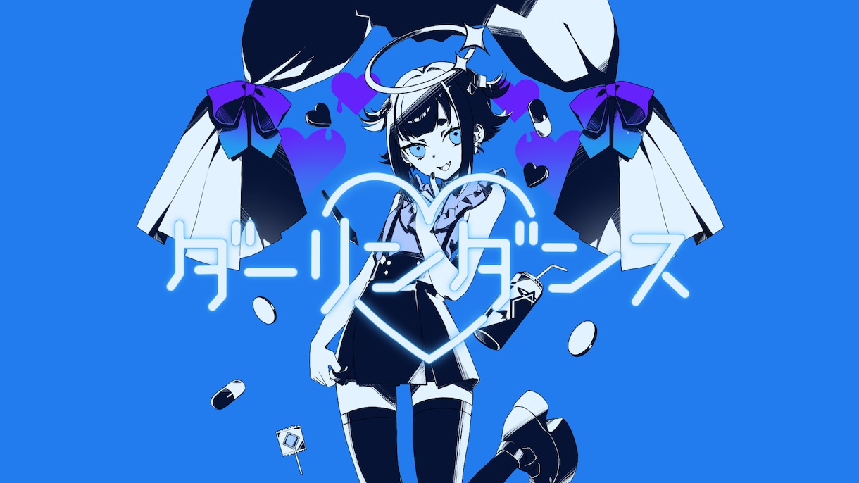 歌ってみた動画のイラストを制作します 歌ってみた動画のオリジナルイラストを制作致します。 イメージ2
