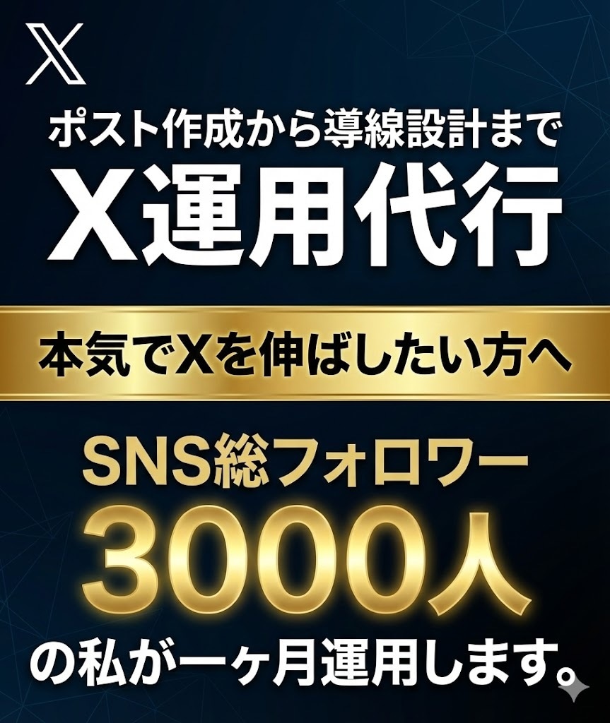 X(旧Twitter)の運用代行をいたします 【完全手動】X（旧Twitter）運用代行いたします イメージ1