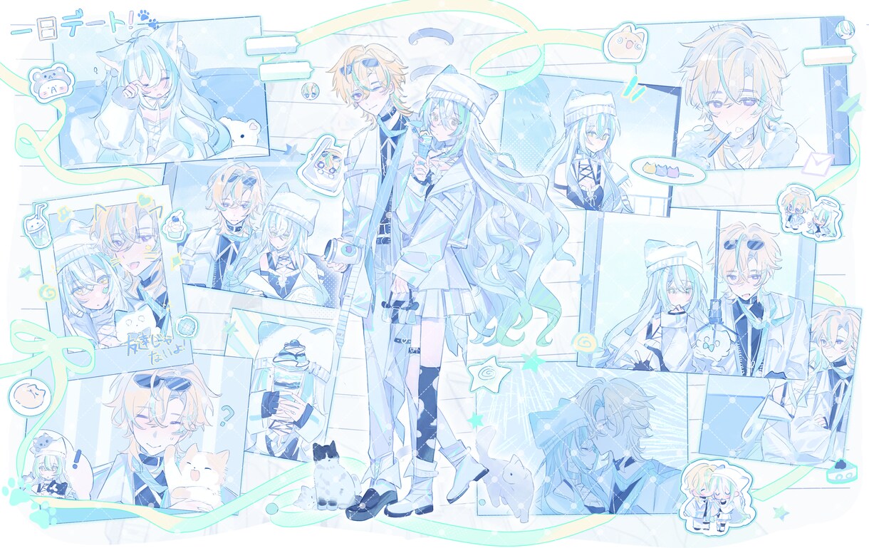 夢絵向けのイラストをお好みに合わせてお描きします 動作の指定やテーマの自由なリクエストにも対応可能です。 イメージ1