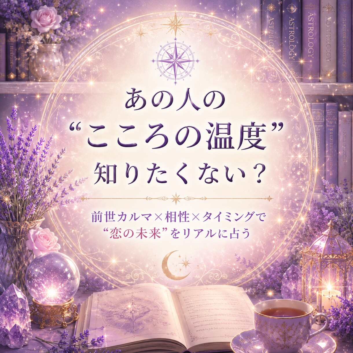 恋愛占い　あの人の本音とご縁を徹底鑑定します 前世カルマ×相性×タイミングで“恋の未来”をリアルに占う イメージ1