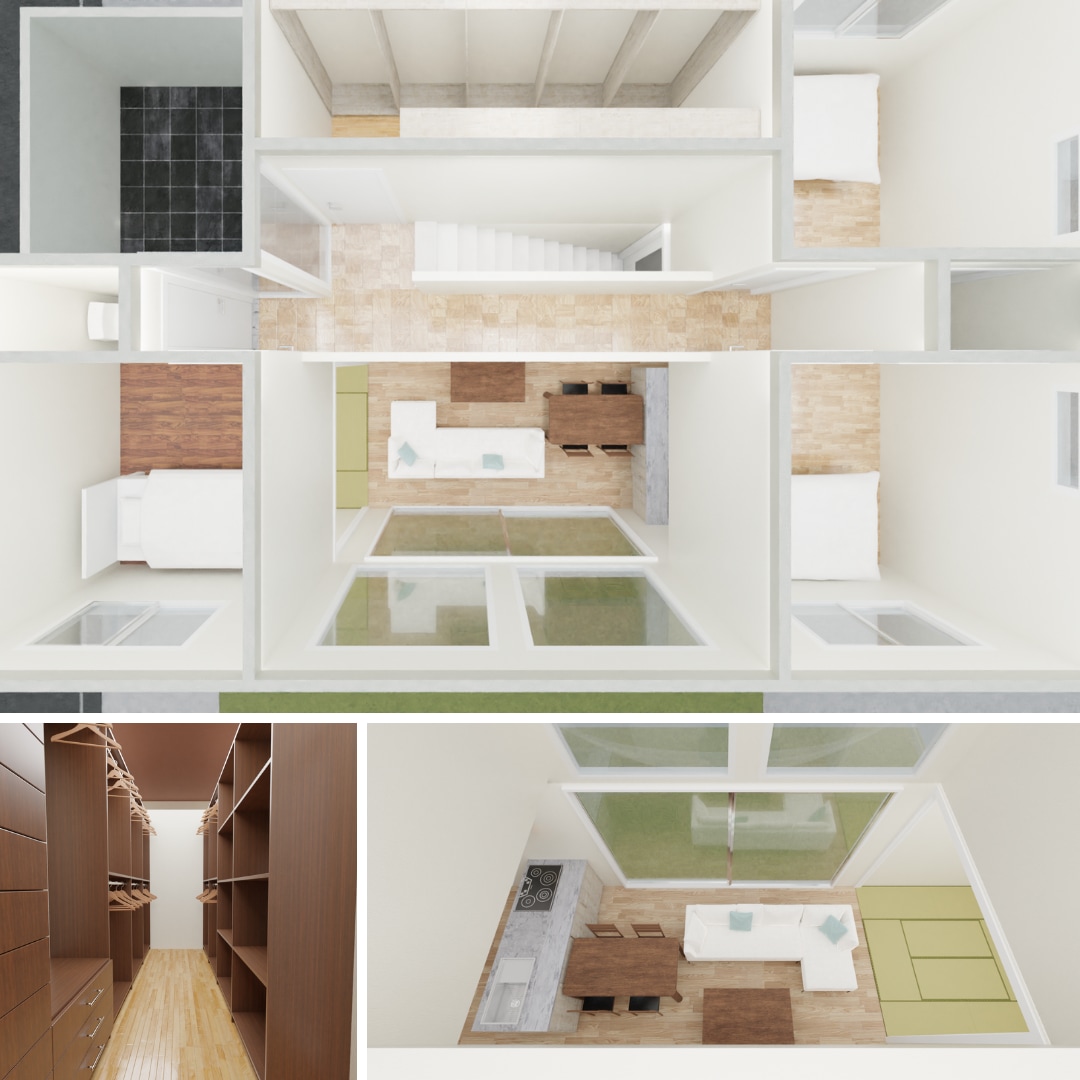 3D建築パースで住宅や店舗の空間を具現化します 新築、リフォーム、DIYなどのイメージを具体化します！ イメージ7