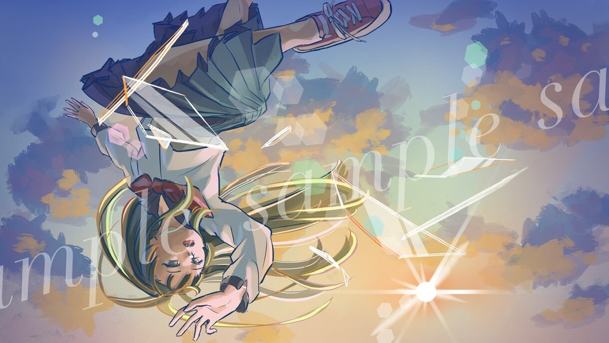 一枚絵のイラストを描きます 表紙やサムネイルなど、パッと目を惹く一枚絵が必要な方へ イメージ1