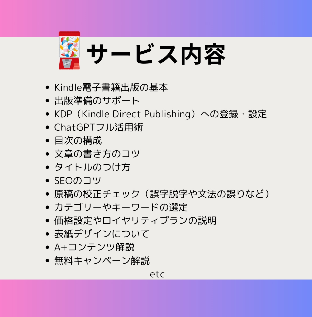 ChatGPT活用！電子書籍の出版サポートします 執筆も編集もラクラク！誰でも簡単にKindle作家デビュー イメージ4