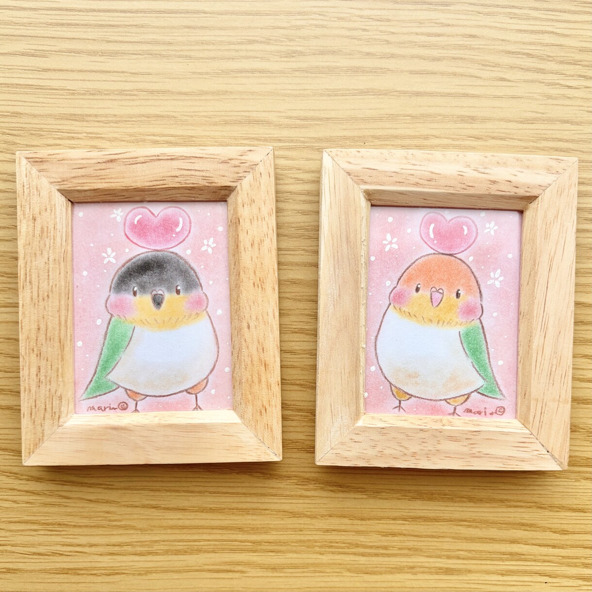 大切なうちの子さんをふんわりタッチで描きます 世界に一つの手描き原画を可愛いミニ額装付きでお届けします イメージ6