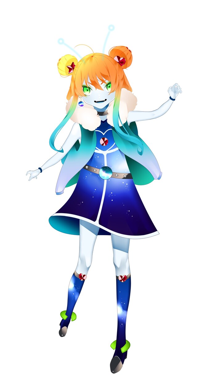 VTuberなどキャラクタデザインします かわいい女の子や男の子などのデザインをさせていただきます。 イメージ2