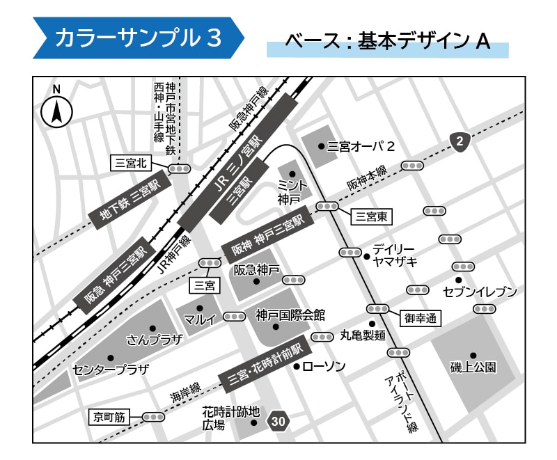 地図・案内図を分かりやすく作成します 何度も修正OK！商用利用可！チラシ・HP・名刺など幅広く対応 イメージ7