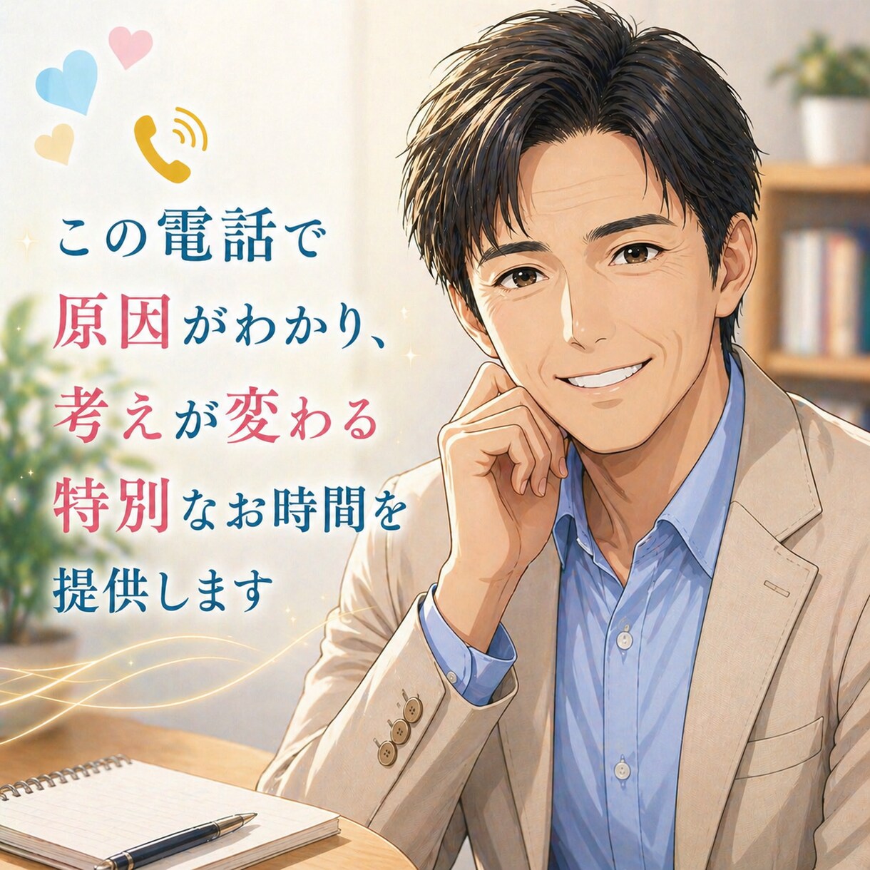 不安や恐怖を経験してきたからこそ寄り添えます 1人で抱えず表面的ではなく、深い部分から軽くしていきます。 イメージ1