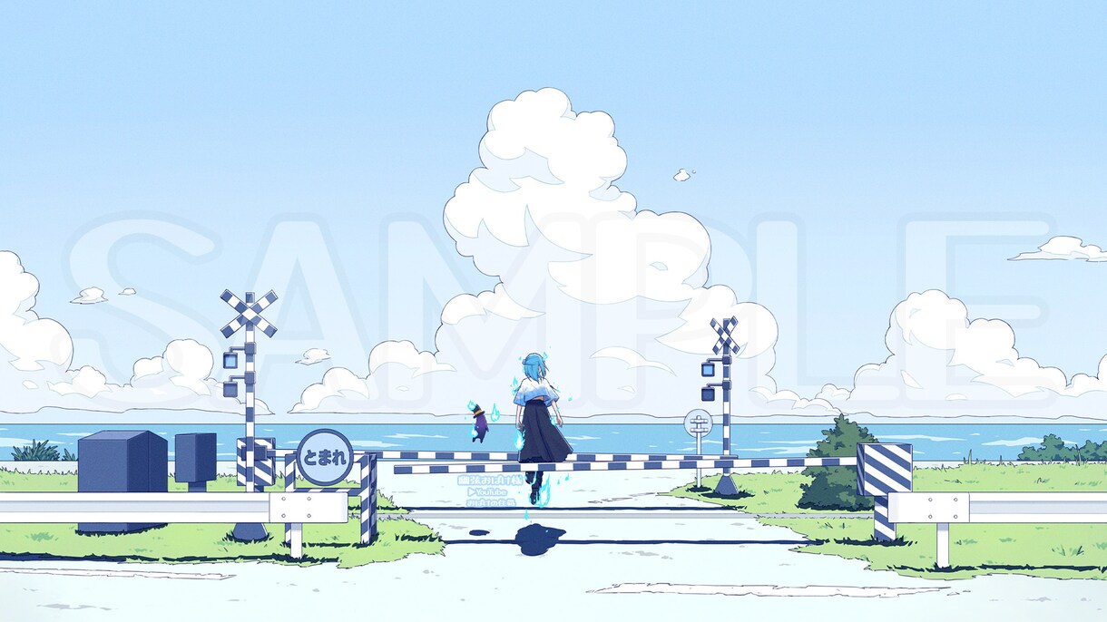 シンプルな一枚絵制作します お急ぎ納品対応可/アイコンやサムネイルにも◎ イメージ4