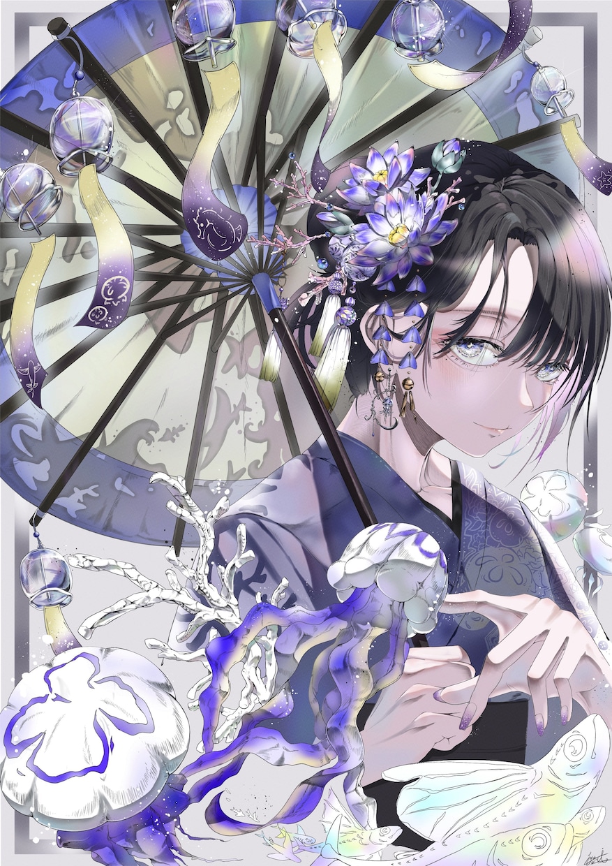 MVやキャラデザなど2Dイラストをお描きします 世界観、精密さを大切にしたキャラデザやイラスト等が得意です！ イメージ8