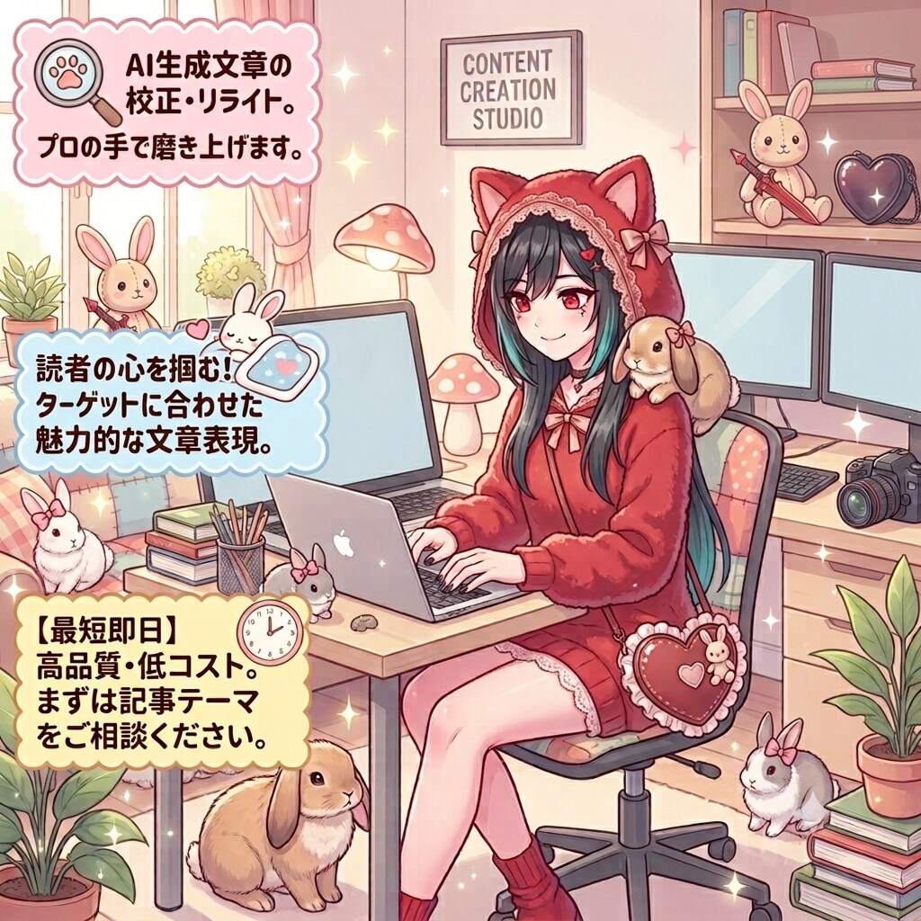 AI×人の目で爆速執筆！ブログ記事を代行します 【最短即日】AIを活用した高品質なWeb記事を最安値で作成 イメージ1
