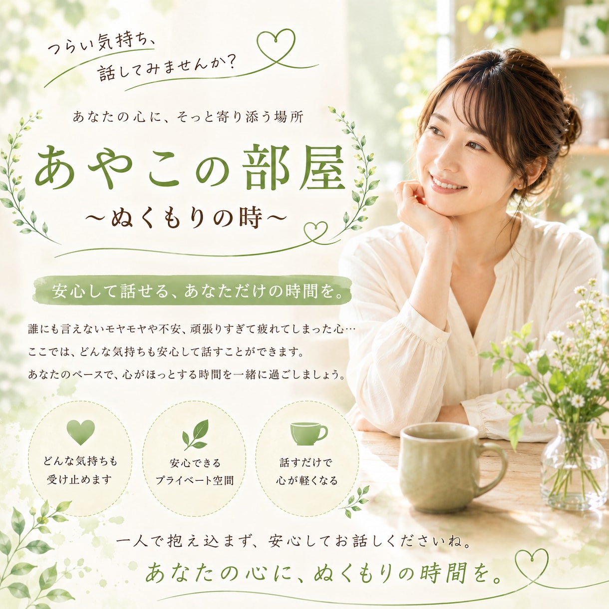 あなたの味方でいます あなたの感覚、目線でのアドバイスをお伝えします イメージ1