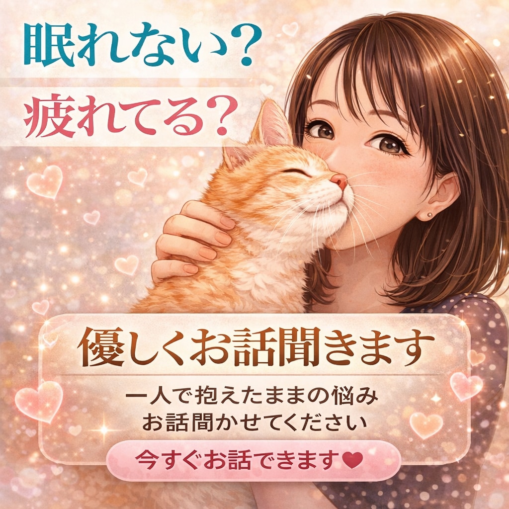 あなたに寄り添ってどんなお話しもお聞きします 眠れない　疲れてる　人恋しい　まったりとあなたの心を癒します イメージ2