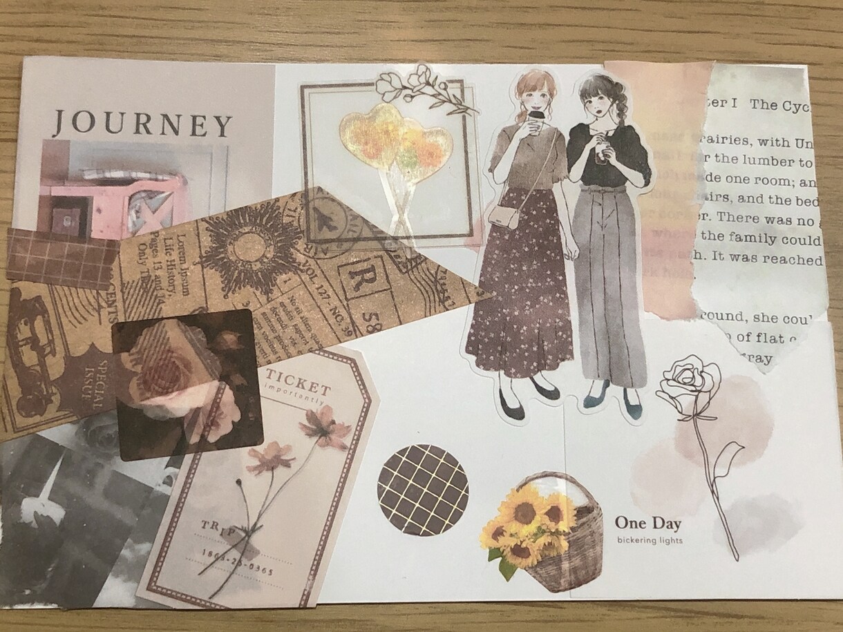 一点物のコラージュを作成します 淡色好き現役大学生によるあなたに贈るコラージュ作成 イメージ5