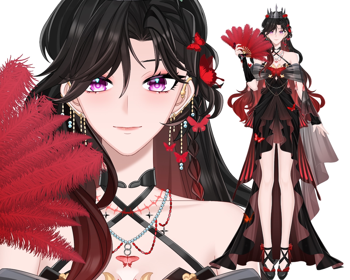 初心者歓迎！Vtuberモデル制作します 表情差分・ロゴ・SDキャラ対応｜デビュー応援プラン イメージ8