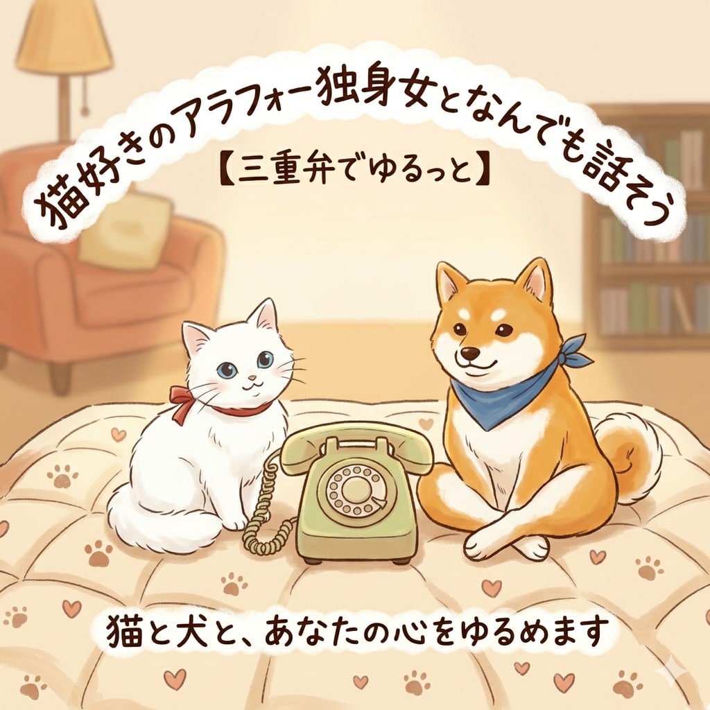 猫好きのアラフォー独身女がお話し聞きます 日々の愚痴、寂しさ、誰にも言えない本音、なんでも聴聞きます イメージ1