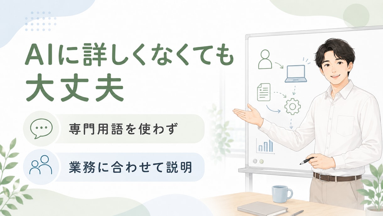 法人向けAI活用相談に60分対応します 社内業務への使い方をやさしく整理 イメージ3