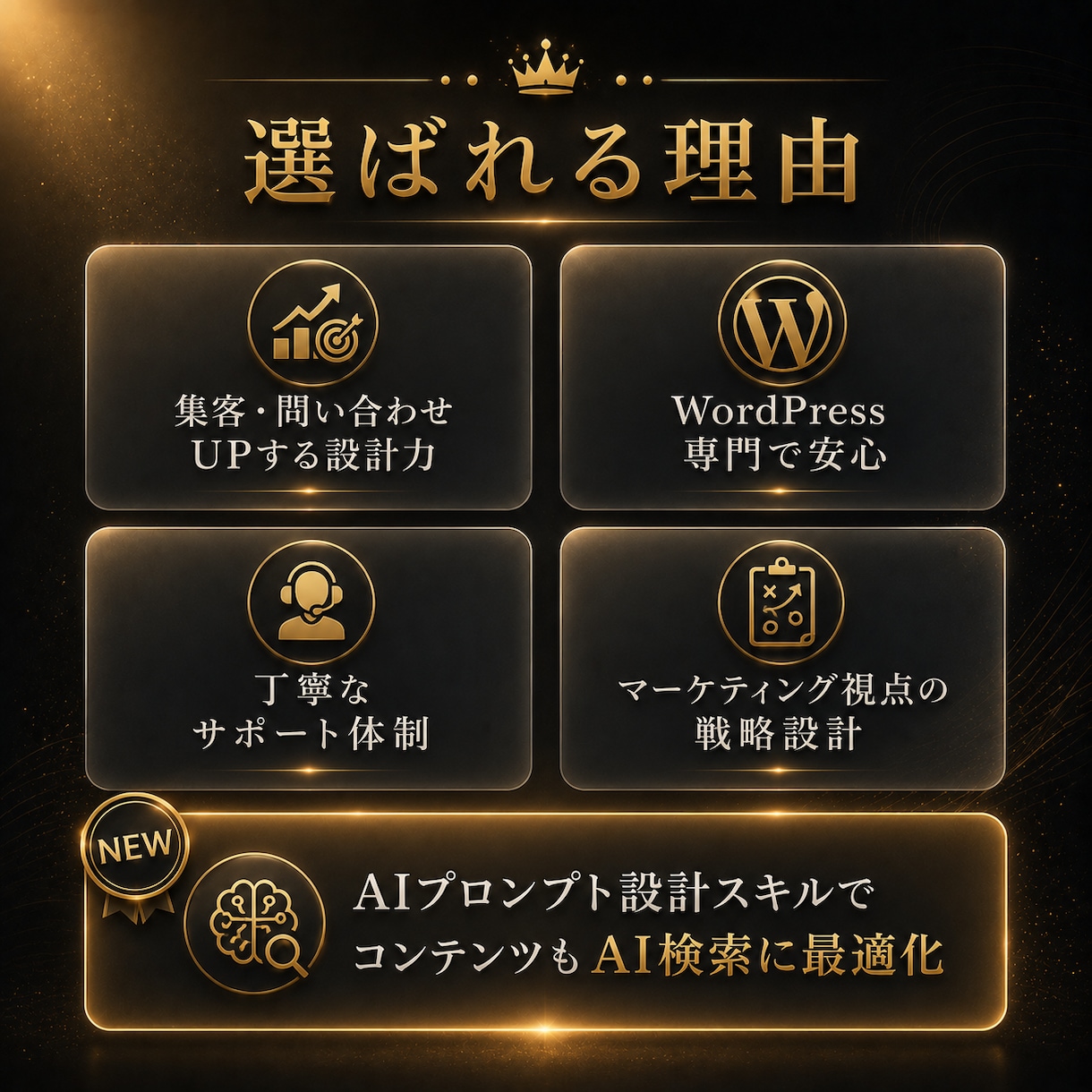 AI検索時代の集客HPをワードプレスで制作します 見た目だけじゃない、AI検索にも強い営業ツールに イメージ4