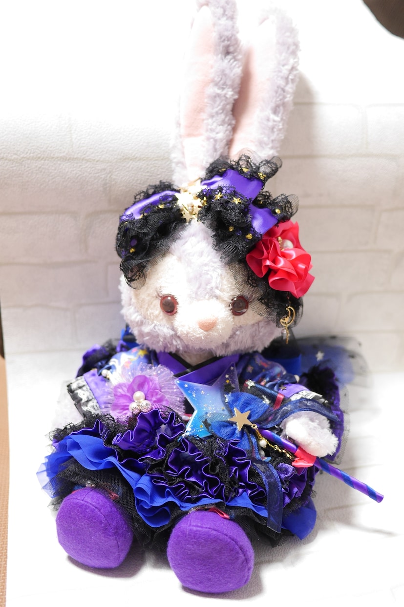 ぬいぐるみ用の本格ドレス・装飾衣装を作ります ライブや舞台の世界観を再現！レース贅沢仕立ての本格衣装 イメージ3