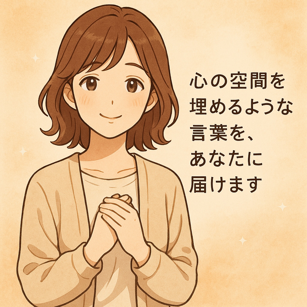 心が軽くなる言葉届けます やさしさに包まれて、心がほどける対話ができます。 イメージ2