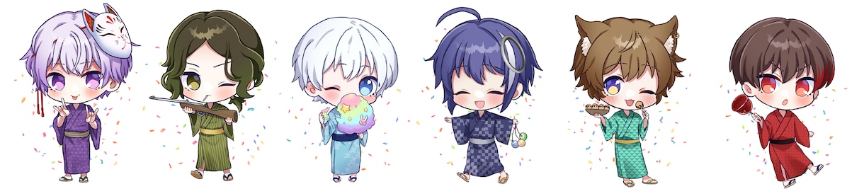 Twitterなどのヘッダーのイラストを描きます ヘッダーで華やかさやインパクトや感動を与えたい方へ イメージ2