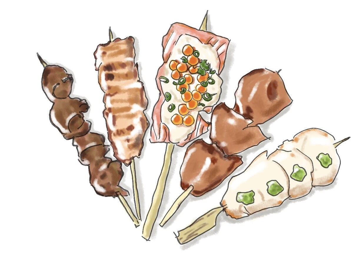 居酒屋バルフードイラスト描きます POPなどに使える！A4サイズほどのイラスト描きます！ イメージ2