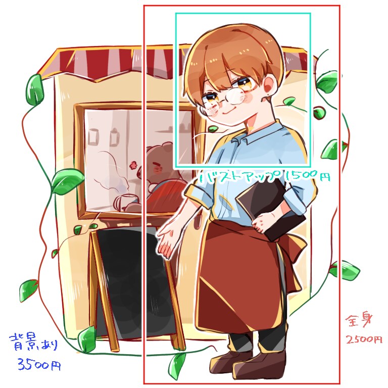 ミニキャライラスト描きます SNSアイコンや動画素材にいかがですか？ イメージ2