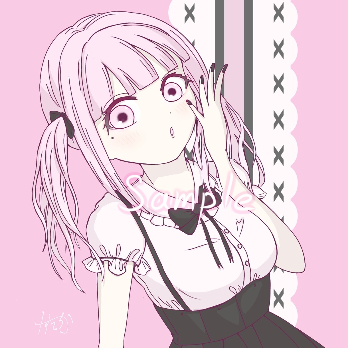 依頼初心者大歓迎！◎アイコンイラスト描きます オプション料金無し！一律3000円でシンプルな価格設定！！ イメージ1