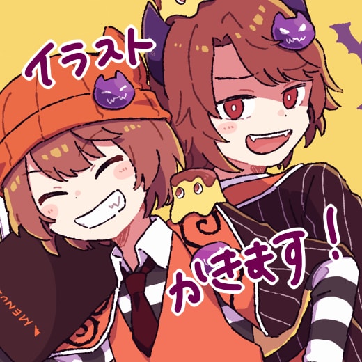 イラスト描きます ポップな1枚絵、立ち絵、サムネイルなど描きます！ イメージ1