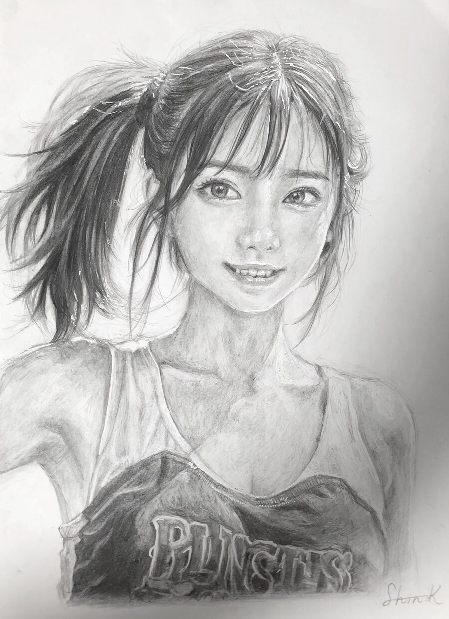 リアル鉛筆画　写真から心に残るものを制作します 思い出に残る一枚を残しませんか。 イメージ10
