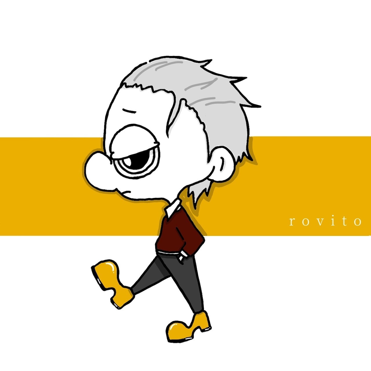 イラストを描きます シンプルなデザインとタッチでレトロ感なイラストに イメージ1