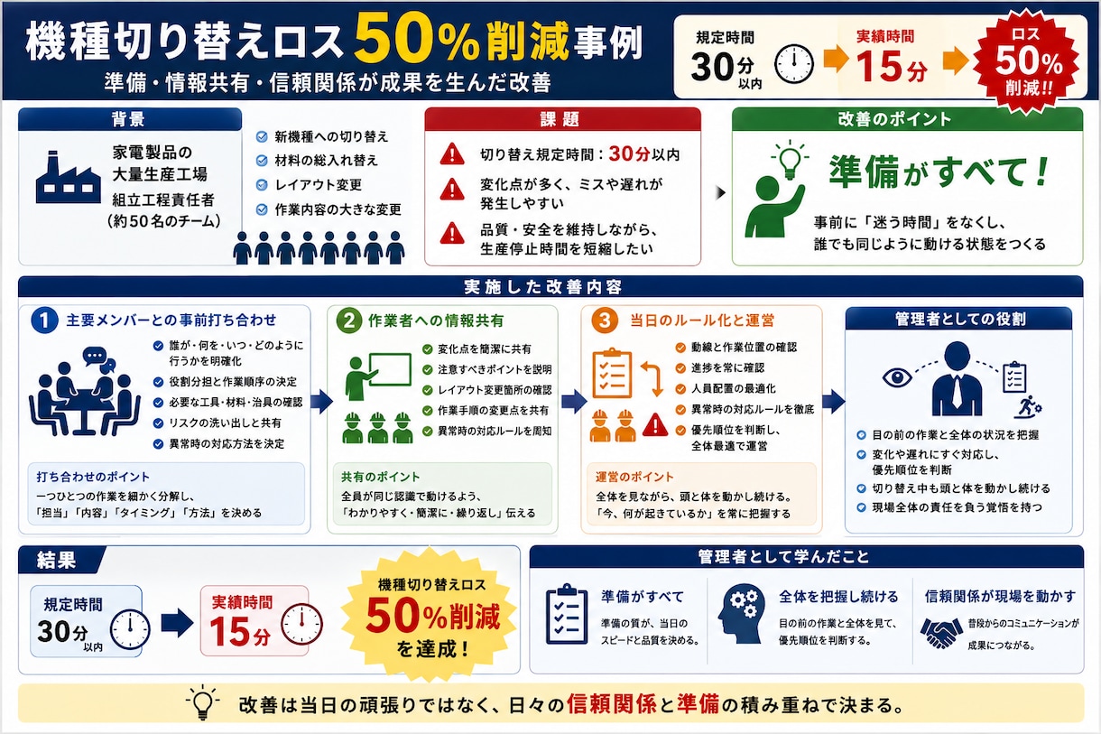 製造業の生産管理のお悩み解決します 現場経験20年以上。生産管理の課題を実践目線でサポートします イメージ3