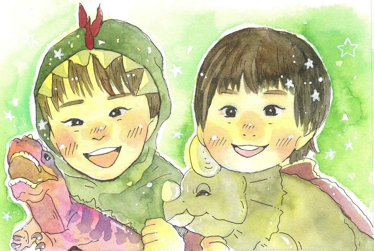 送料無料✨可愛い似顔絵でお子さんの夢を叶えます 憧れの職業に変身‼️お子さん大喜びの１枚をプレゼントに✨ イメージ10