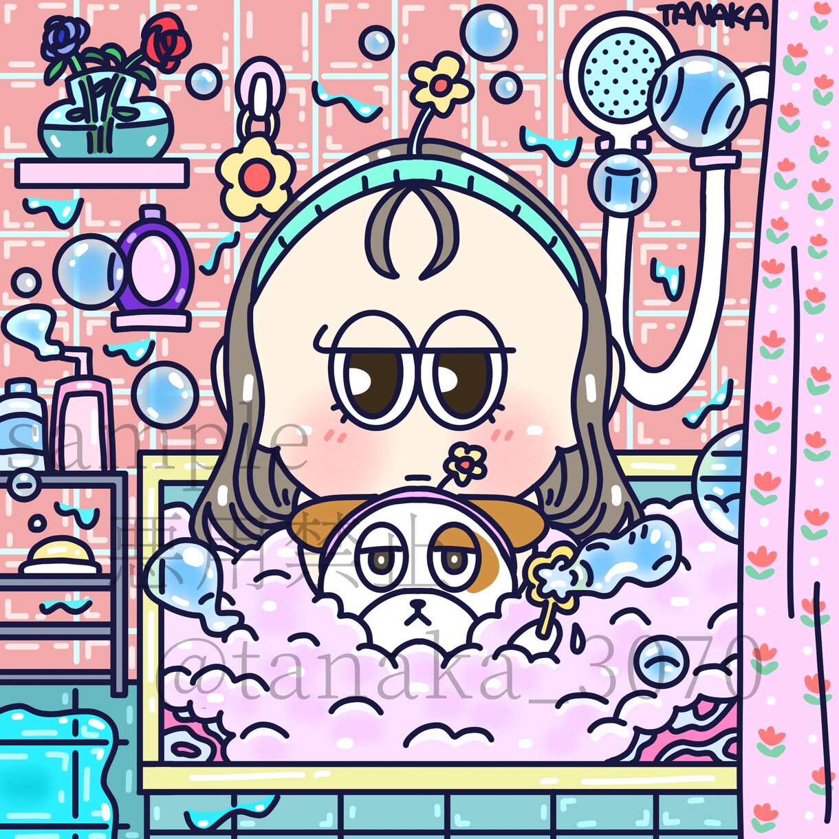 キャッチーで目を引くイラストを描きます 商用/二次◎SNSアイコン.似顔絵.ジャケットなど！！ イメージ4