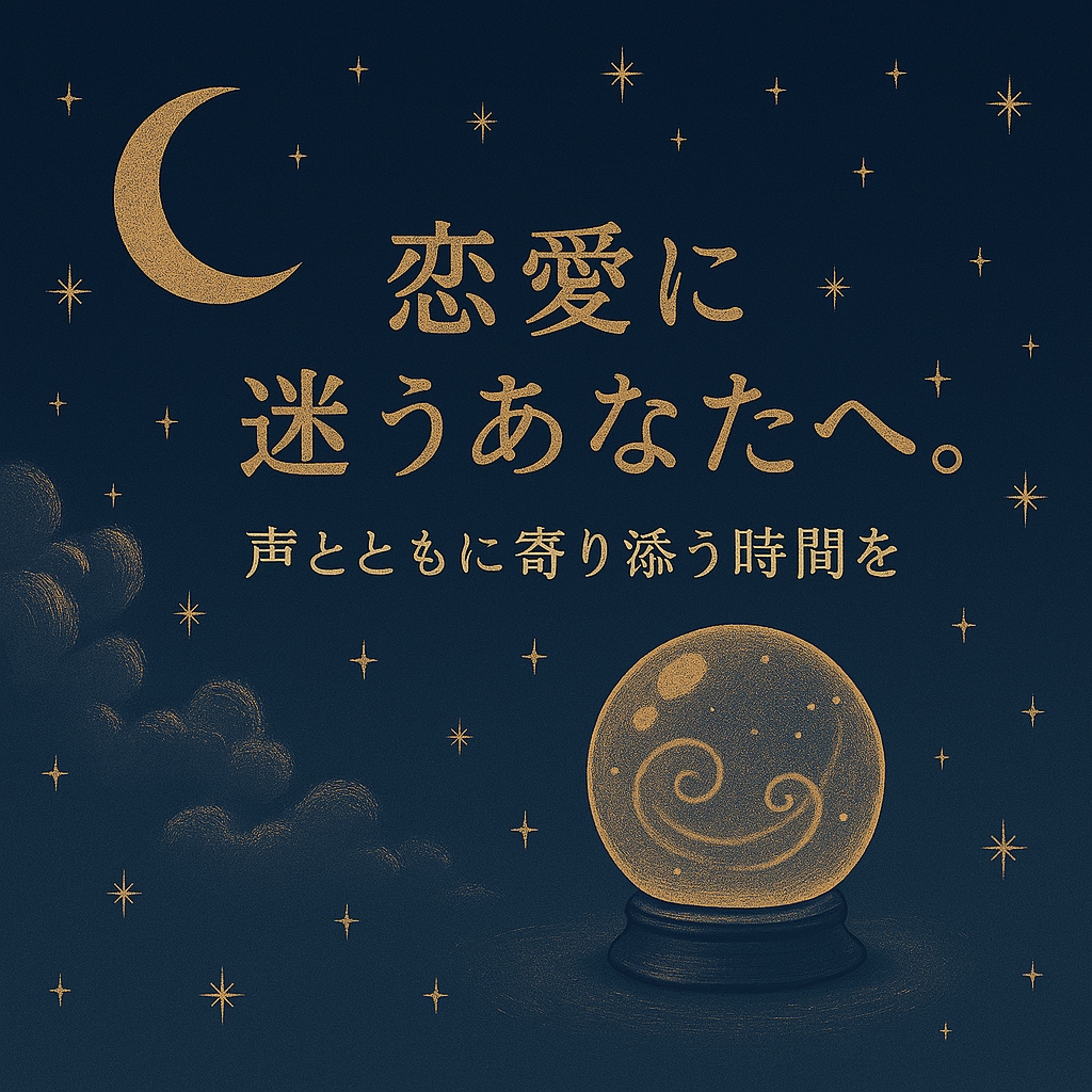 会えなくて不安な夜に寄り添います 遠距離恋愛の不安、優しく受け止めます イメージ1