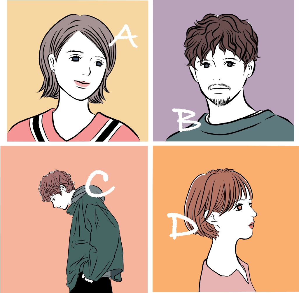 きれいな似顔絵風アイコン描きます お写真が無くてもok。シンプルなデザイン✖️綺麗めカラー イメージ3
