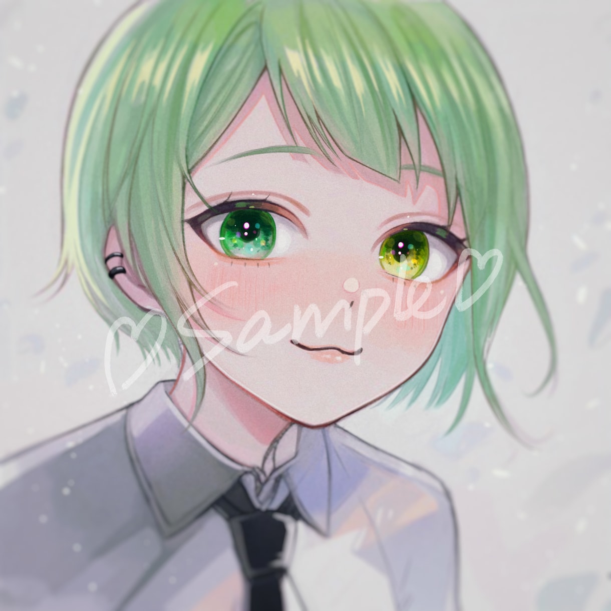 瞳キラキラ繊細厚塗り！かわいいイラストを描きます きらきらかわいいアイコンお探しの方ぜひご覧下さい！ イメージ2