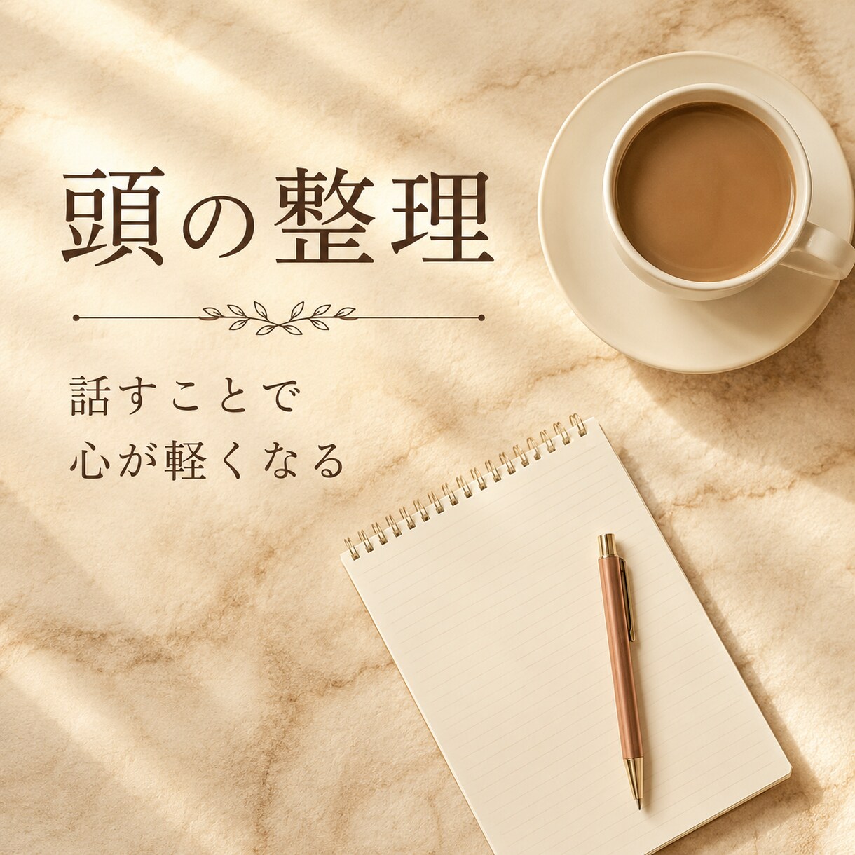 考えすぎてモヤモヤした心をタロットで整理します 頭の中がぐるぐるしていませんか？一人で抱え込まないで。 イメージ1