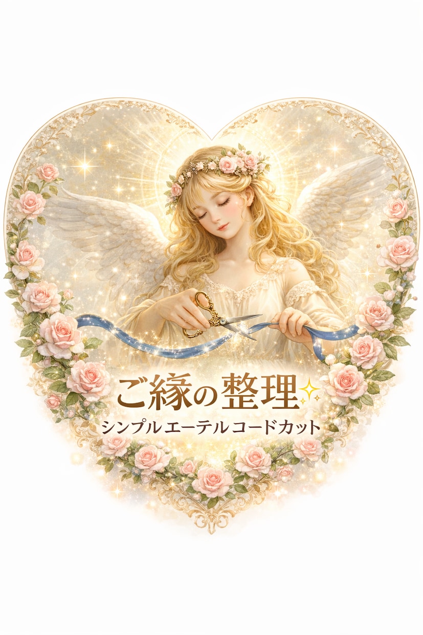 シンプルカット！ご縁の整理をいたします マイナスのご縁を切るエーテルコードカット1本です✨ イメージ1