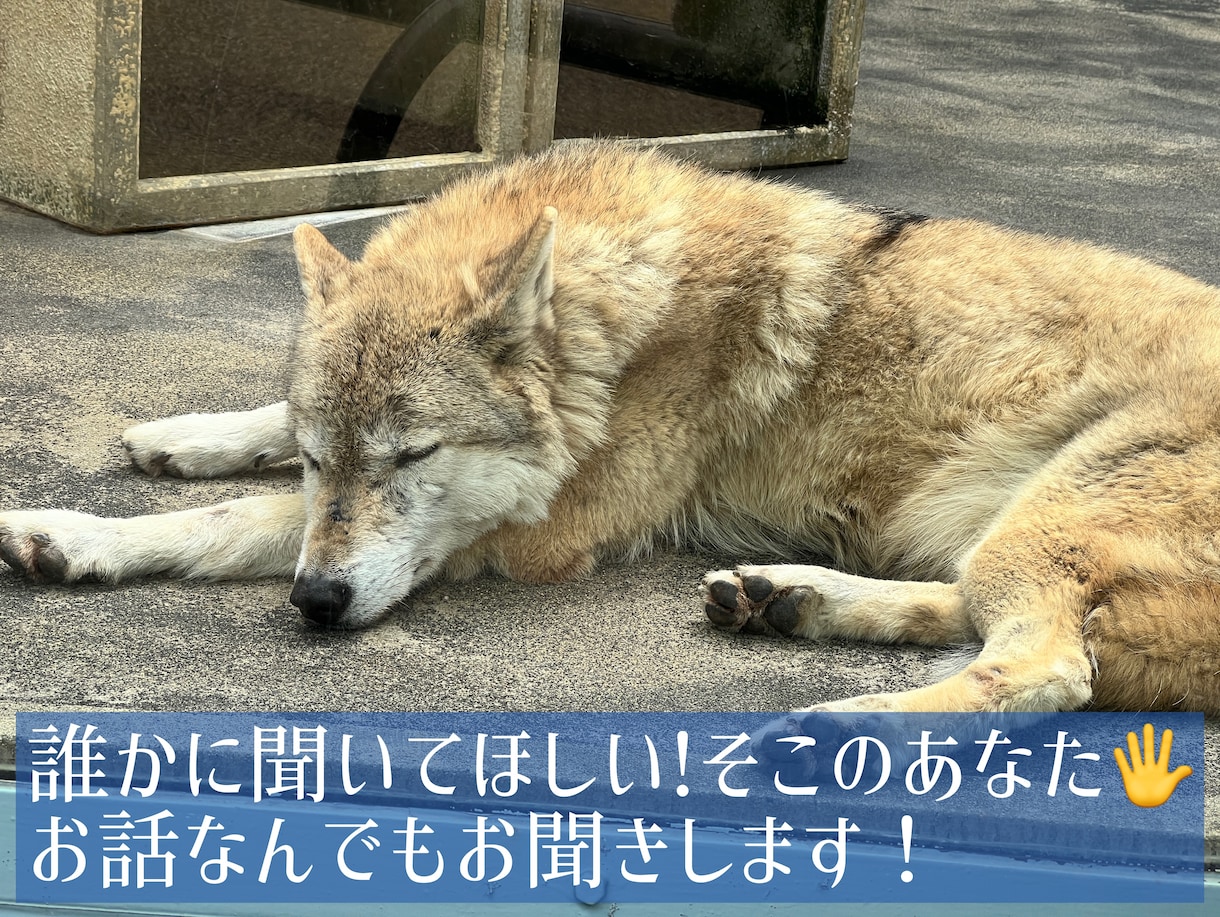 周りには話しづらいけど話したい。そんなお話聞きます アドバイスじゃなくてただ聞いてほしい、そんな望みを叶えます！ イメージ1