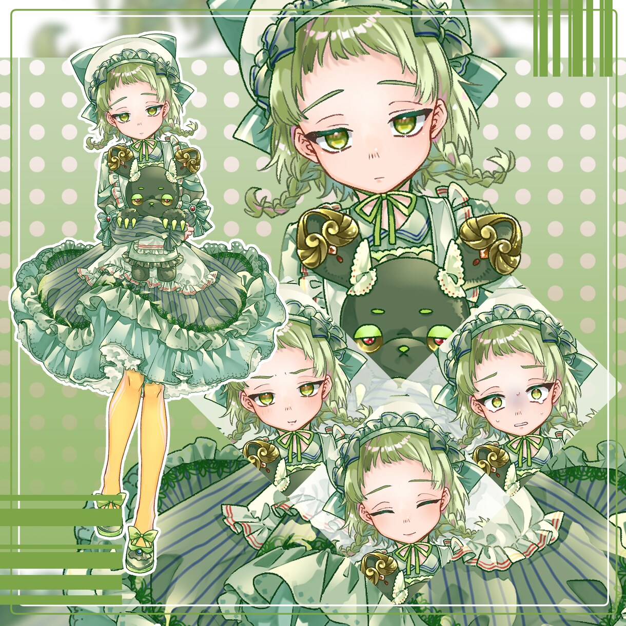 Live2D用イラスト制作します Vtuberを始めたい方、オリキャラを動かしたい方へ！ イメージ5