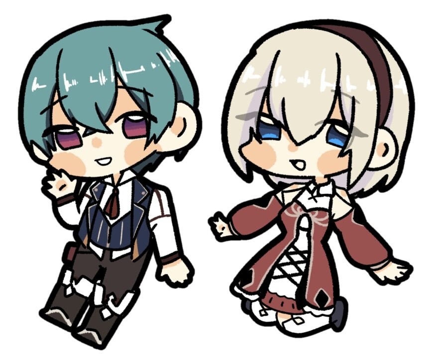 可愛いもちっとしたイラスト描きます 可愛いもちっとしたデフォルメイラストをお描きします♪ イメージ1